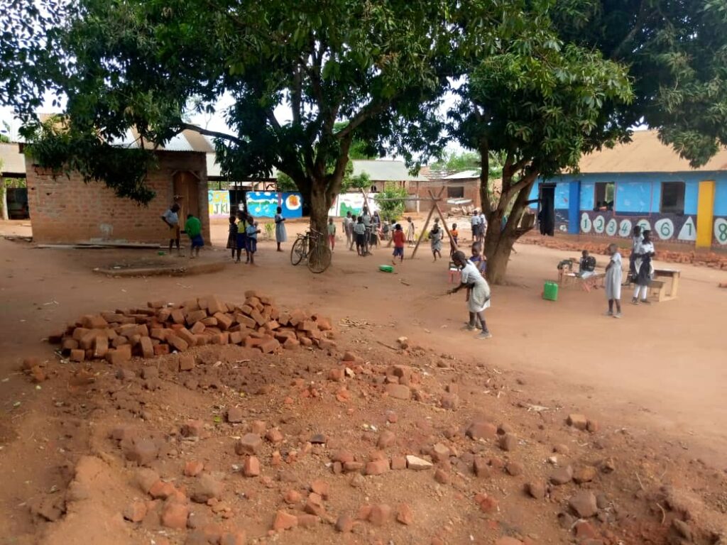 children in a compound